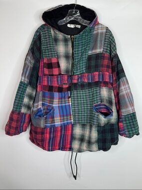 Vintage Spell Bound Patchwork Anorak Jacket Size Medium